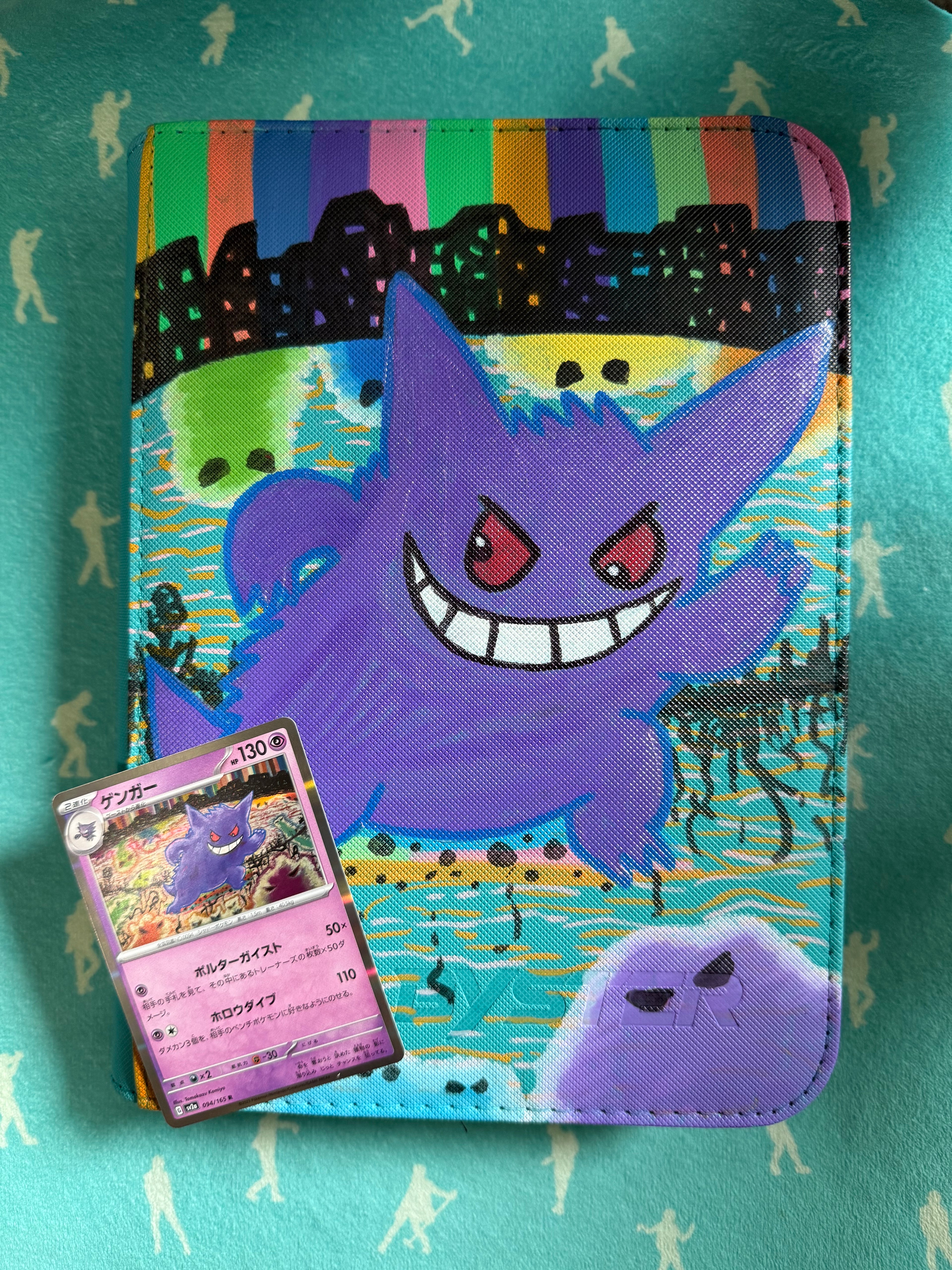Custom Painted 4-pocket binder