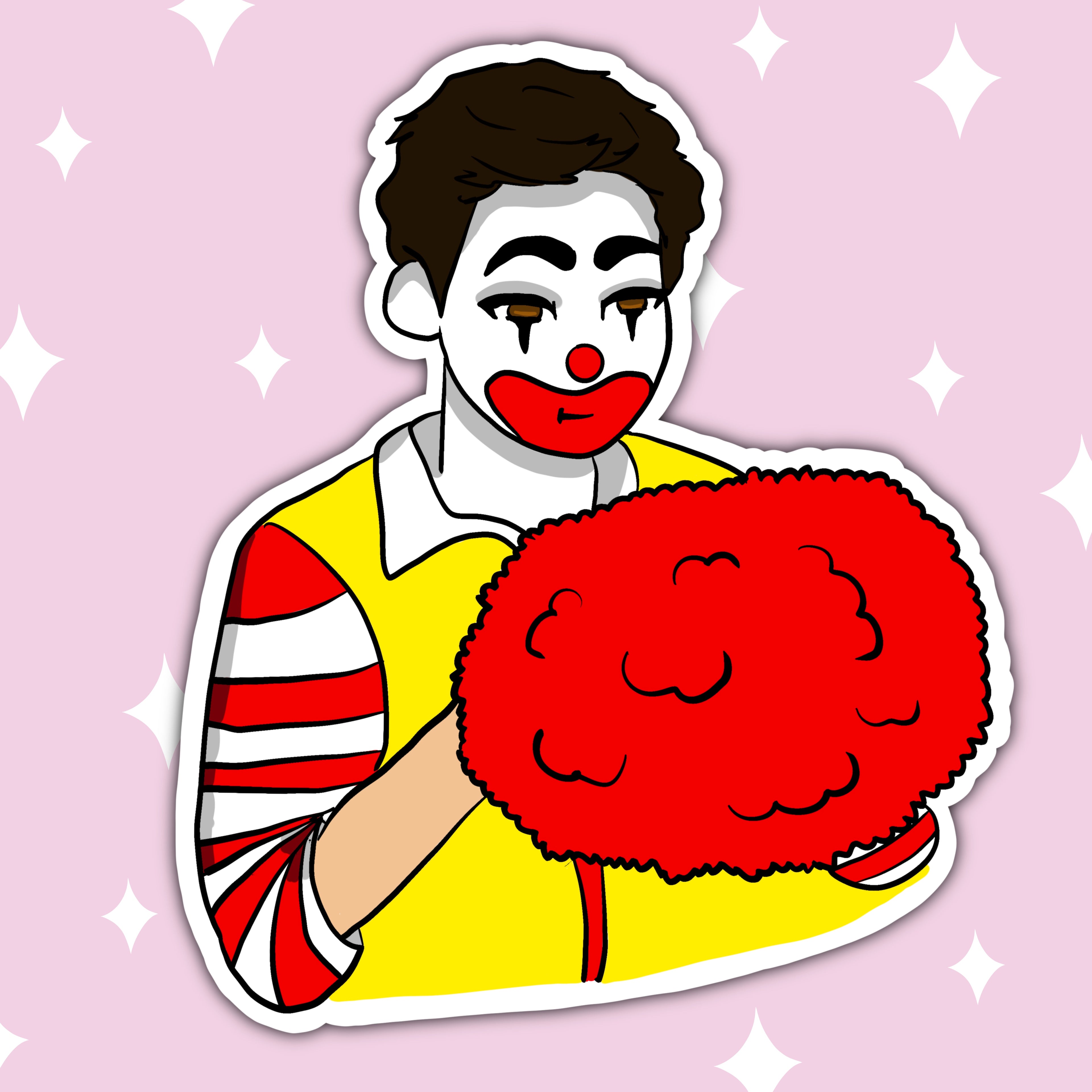 Sad Clown - SHINee Key Viral Moment Sticker