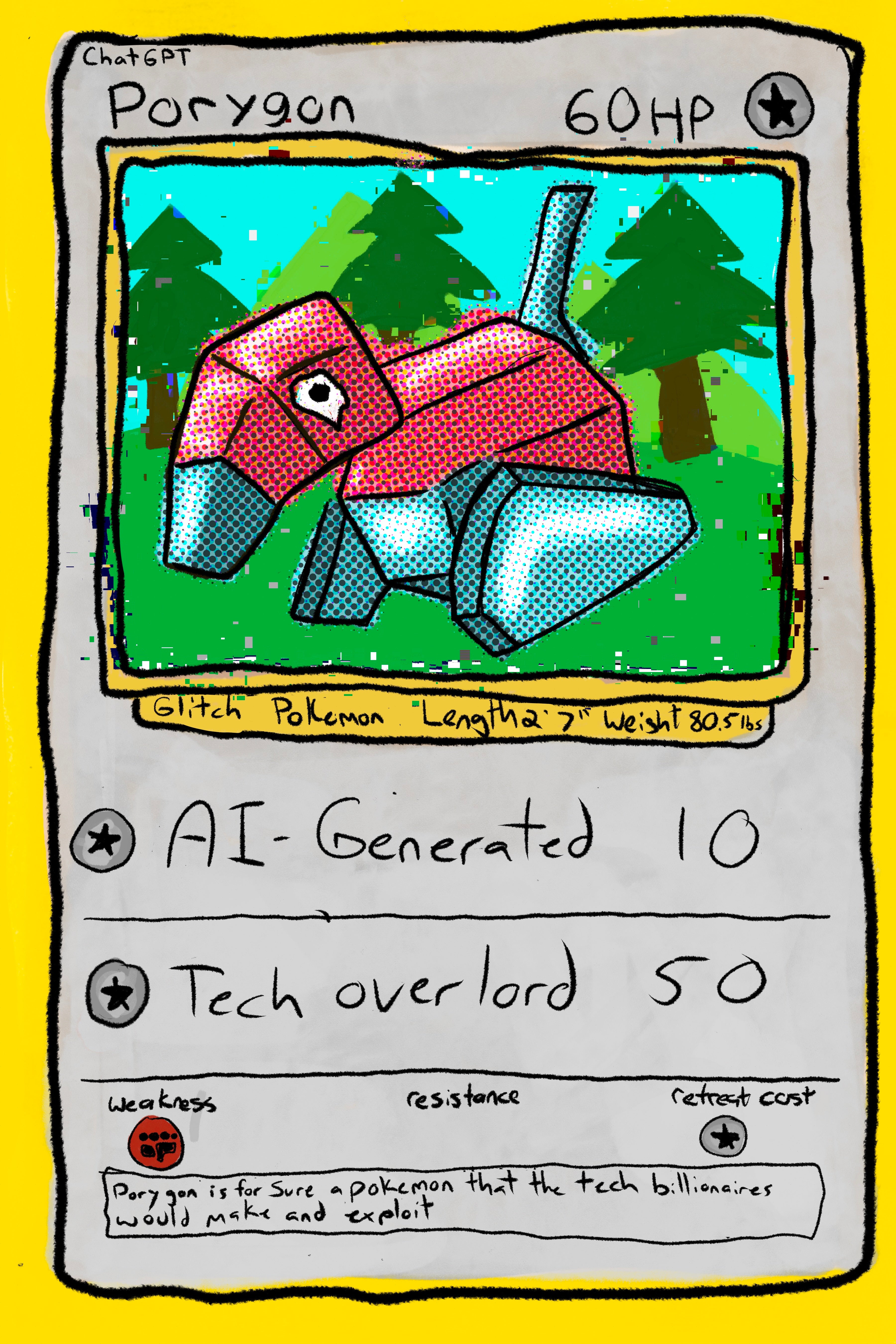 Poke Meme GEN 1 Art Cards