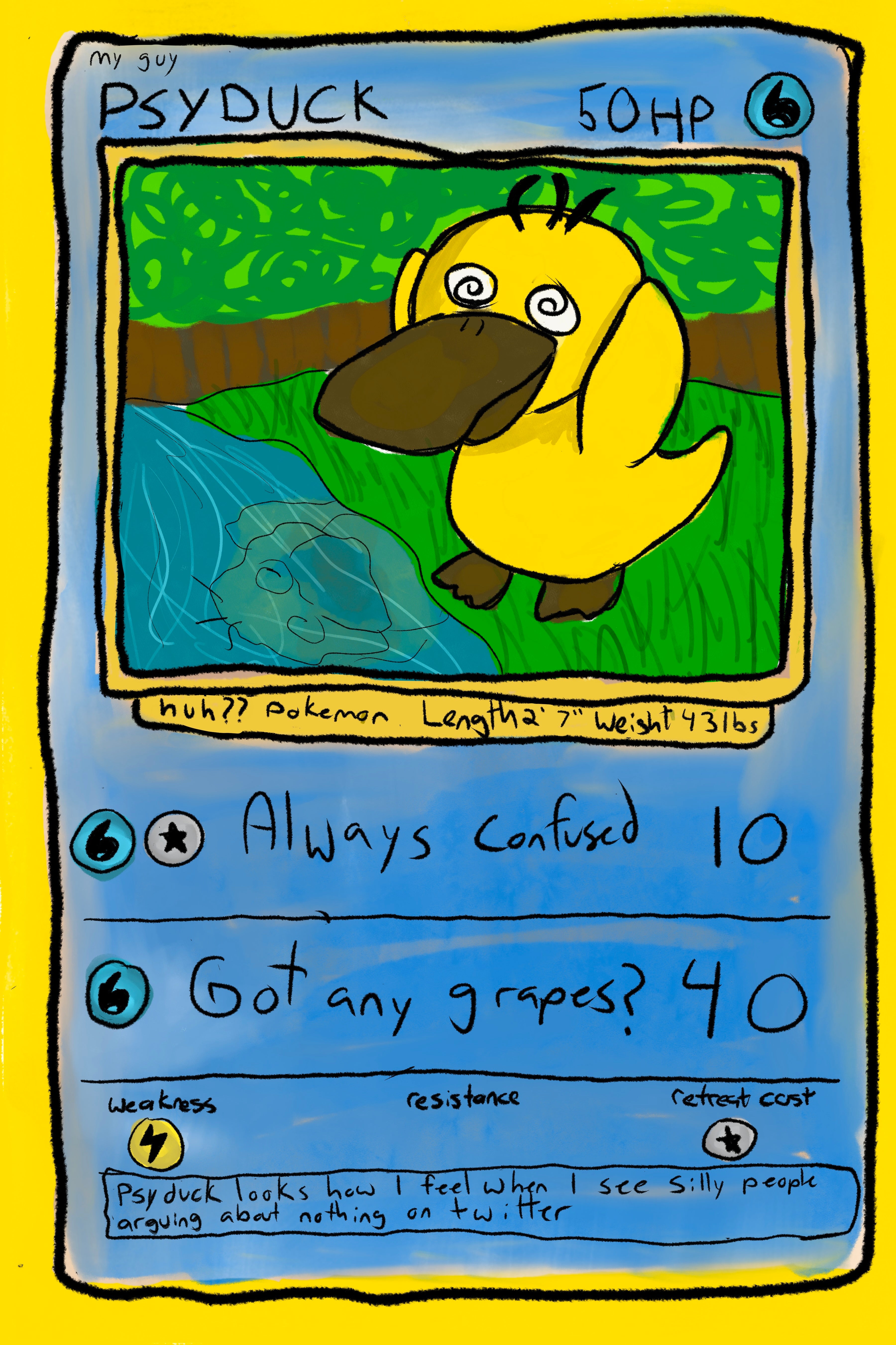 Poke Meme GEN 1 Art Cards