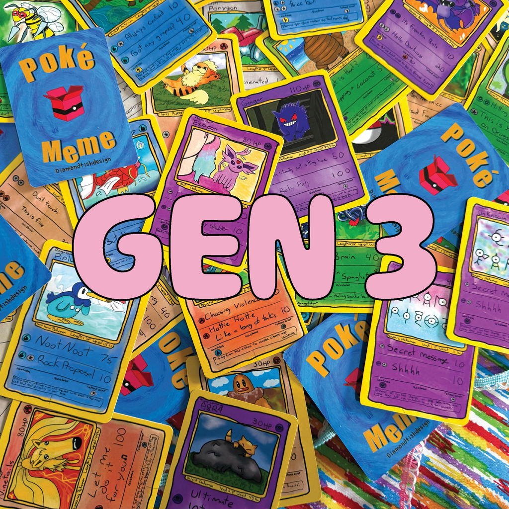 Poke Meme GEN 3 Art Card