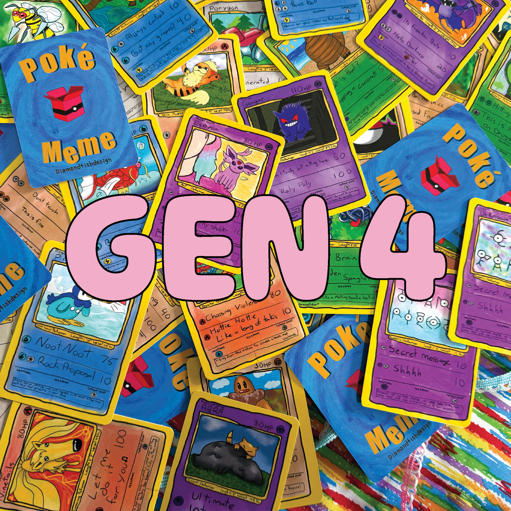 Poke Meme GEN 4 Art Card